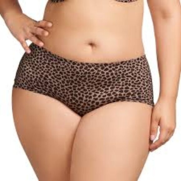 Elomi 3X Asia Leopard Boyshorts NWT - Picture 1 of 7